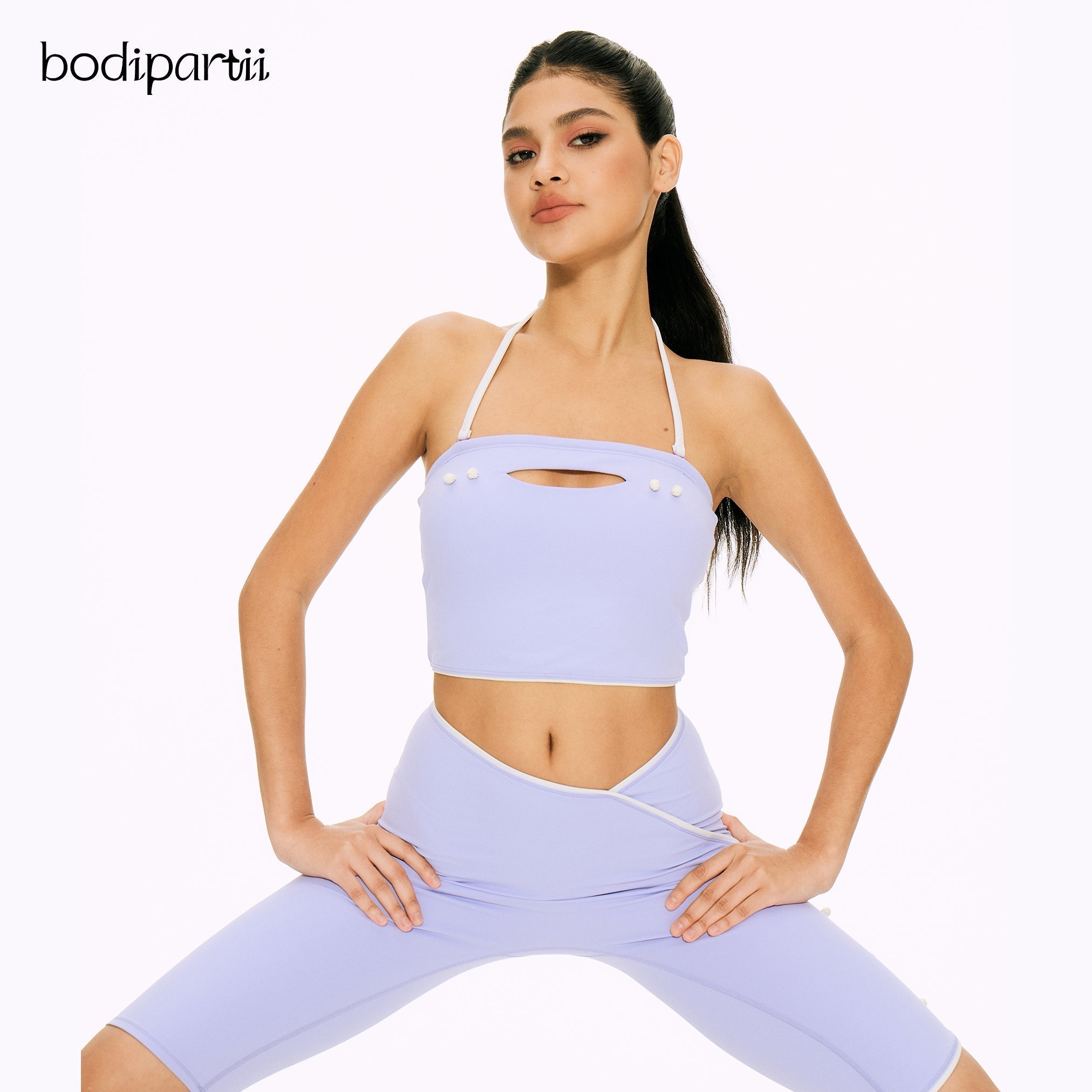 High-Performance Halter Crop Top for Workout & Style