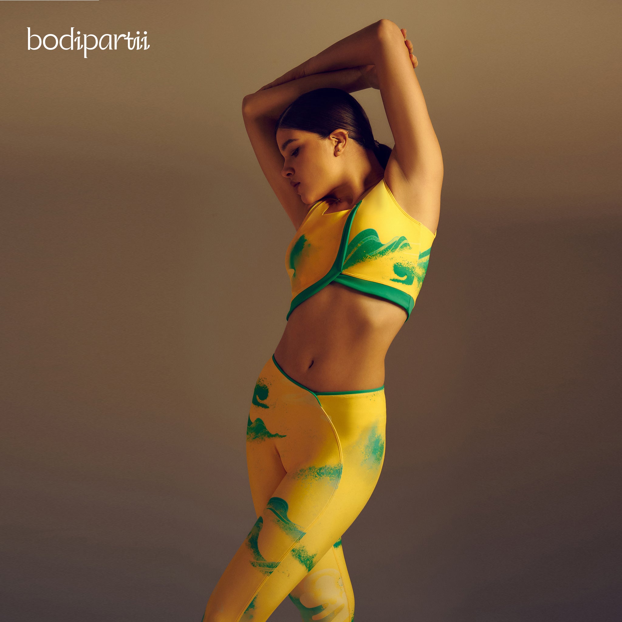 Shanhaijing Printed High-Waisted Leggings