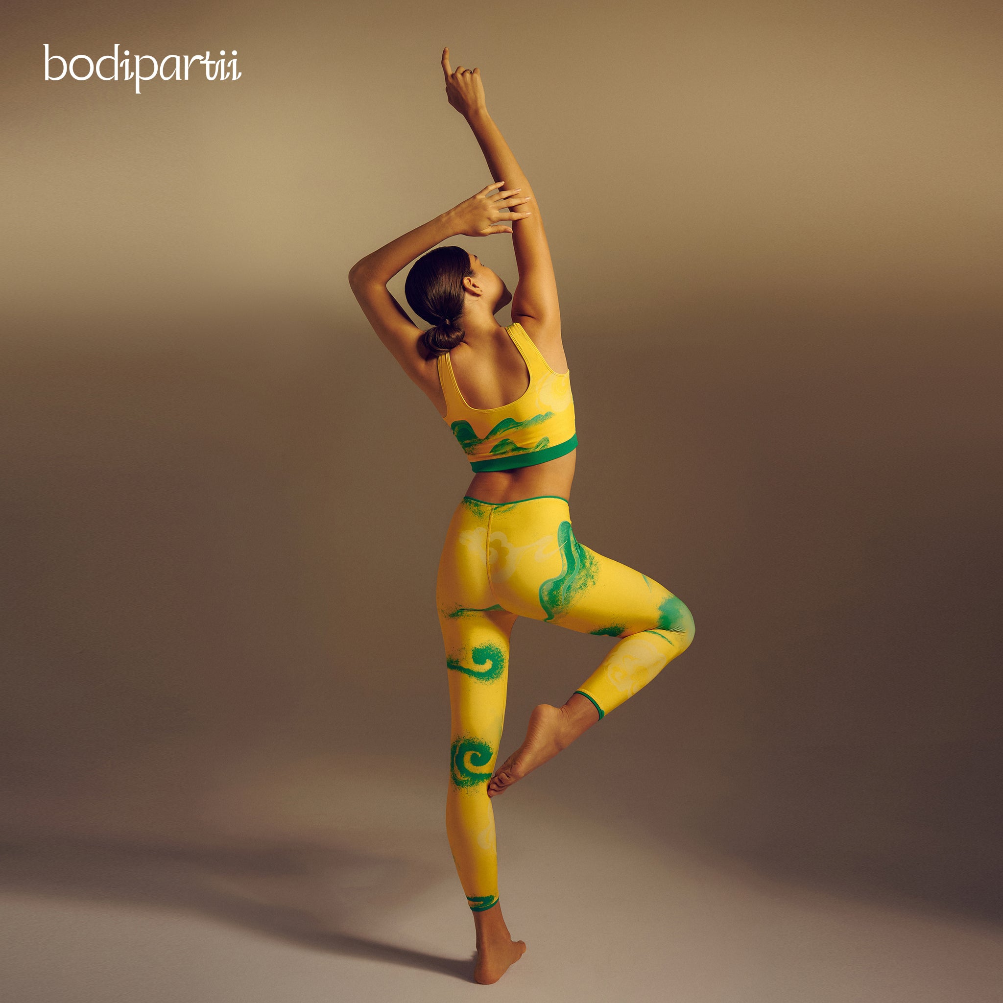 Shanhaijing Printed High-Waisted Leggings