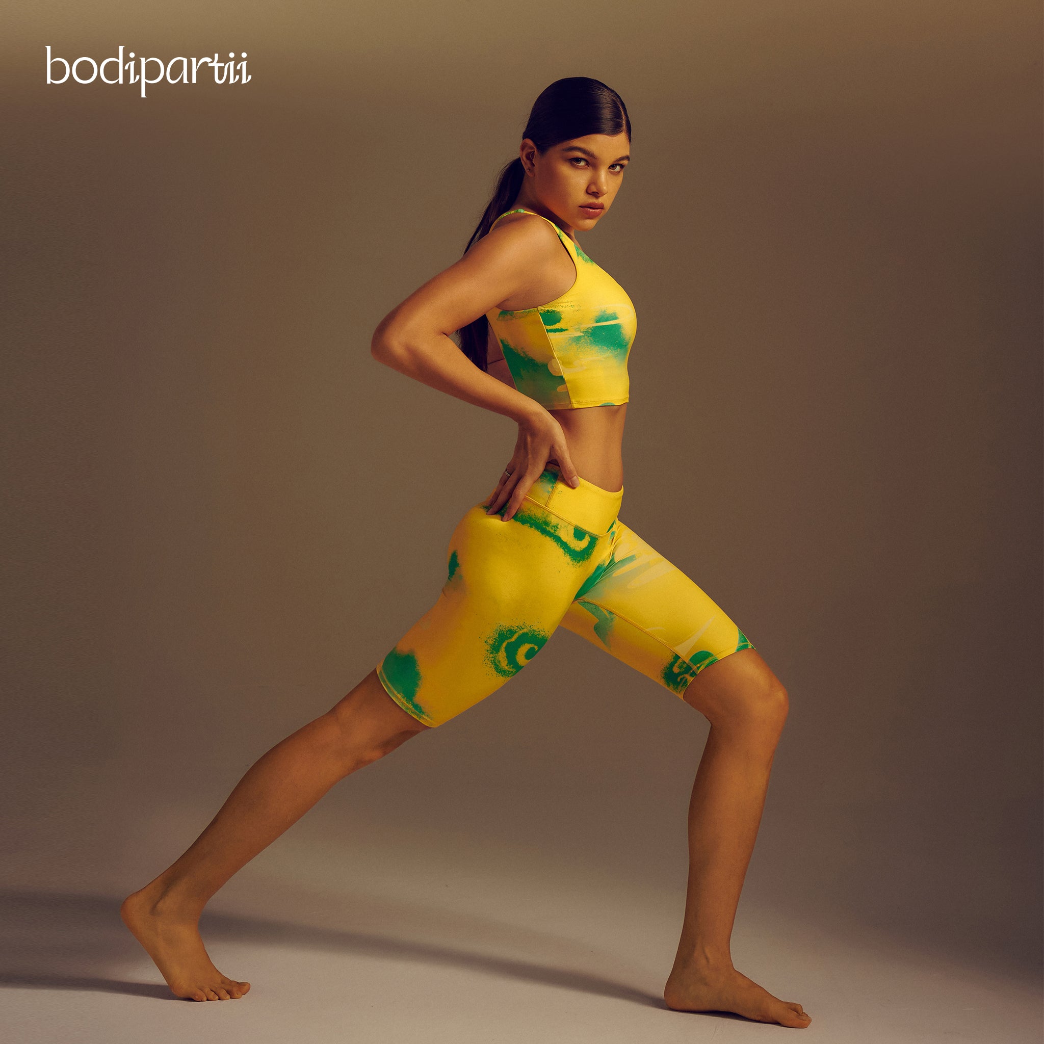 Printed Workout Leggings - High Elasticity & Quick Dry