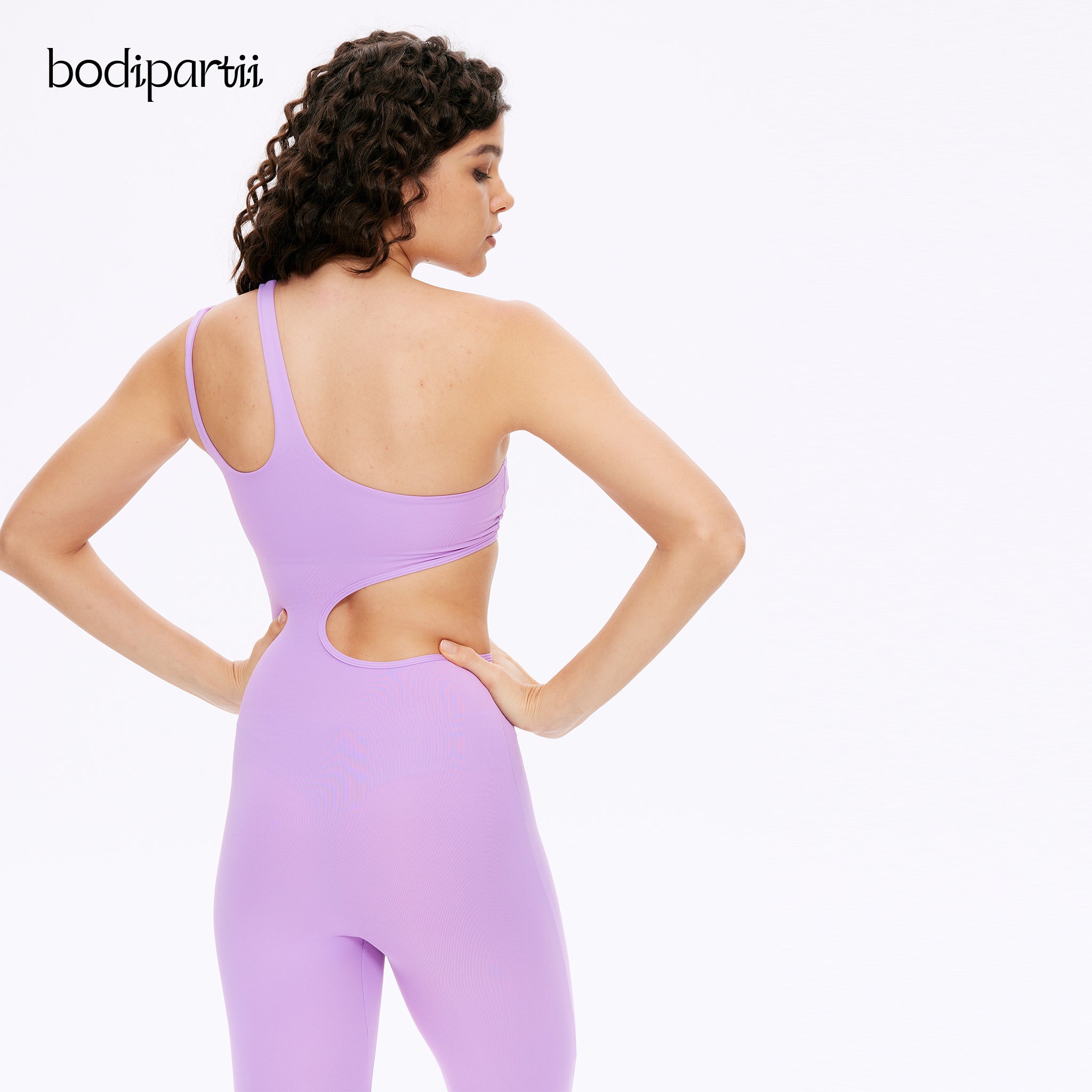 Stylish One Shoulder Cutout Bodysuit