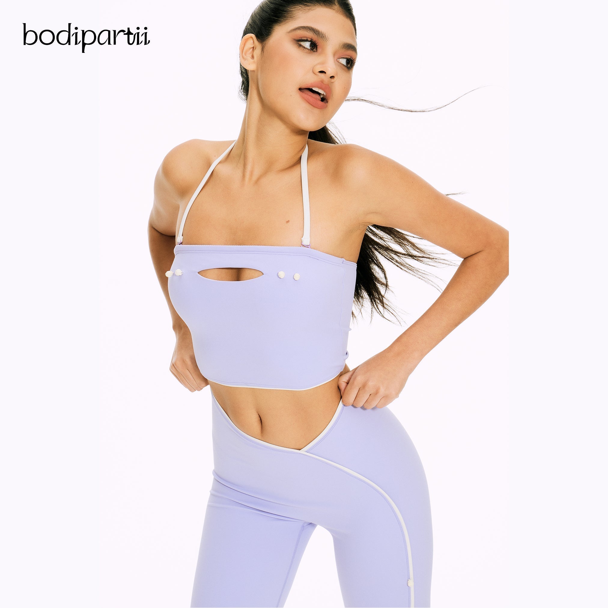 High-Performance Halter Crop Top for Workout & Style