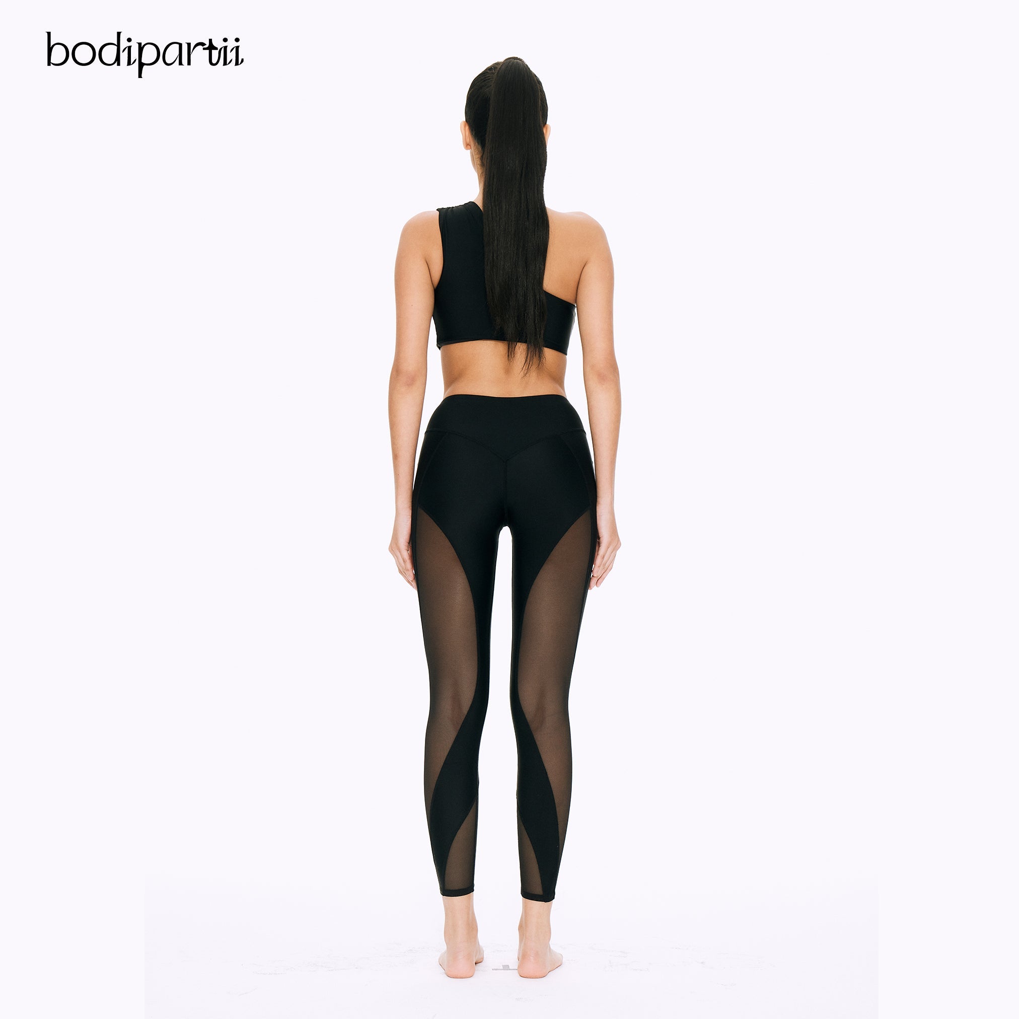 High Waisted Color Block Workout Leggings