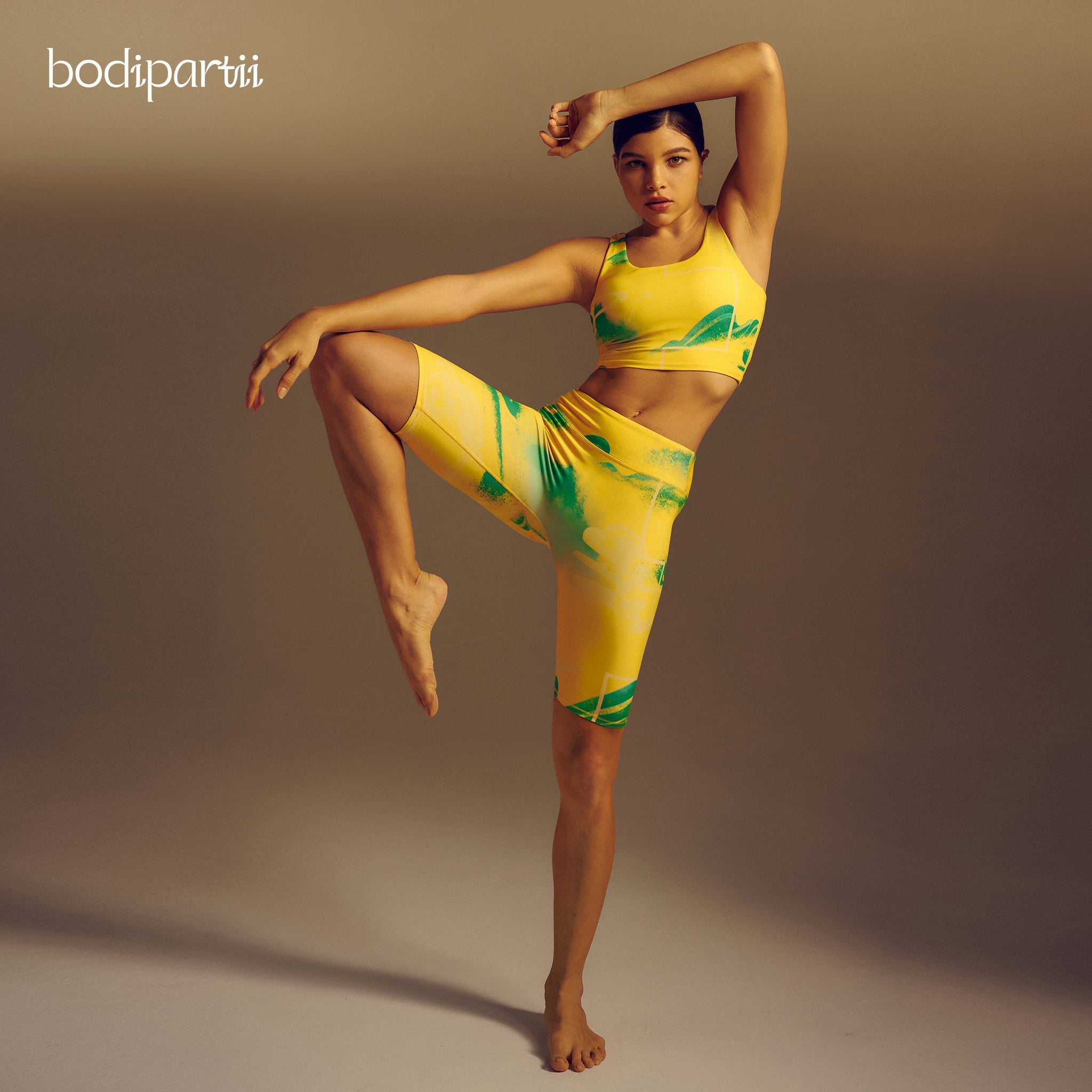 Printed Workout Leggings - High Elasticity & Quick Dry