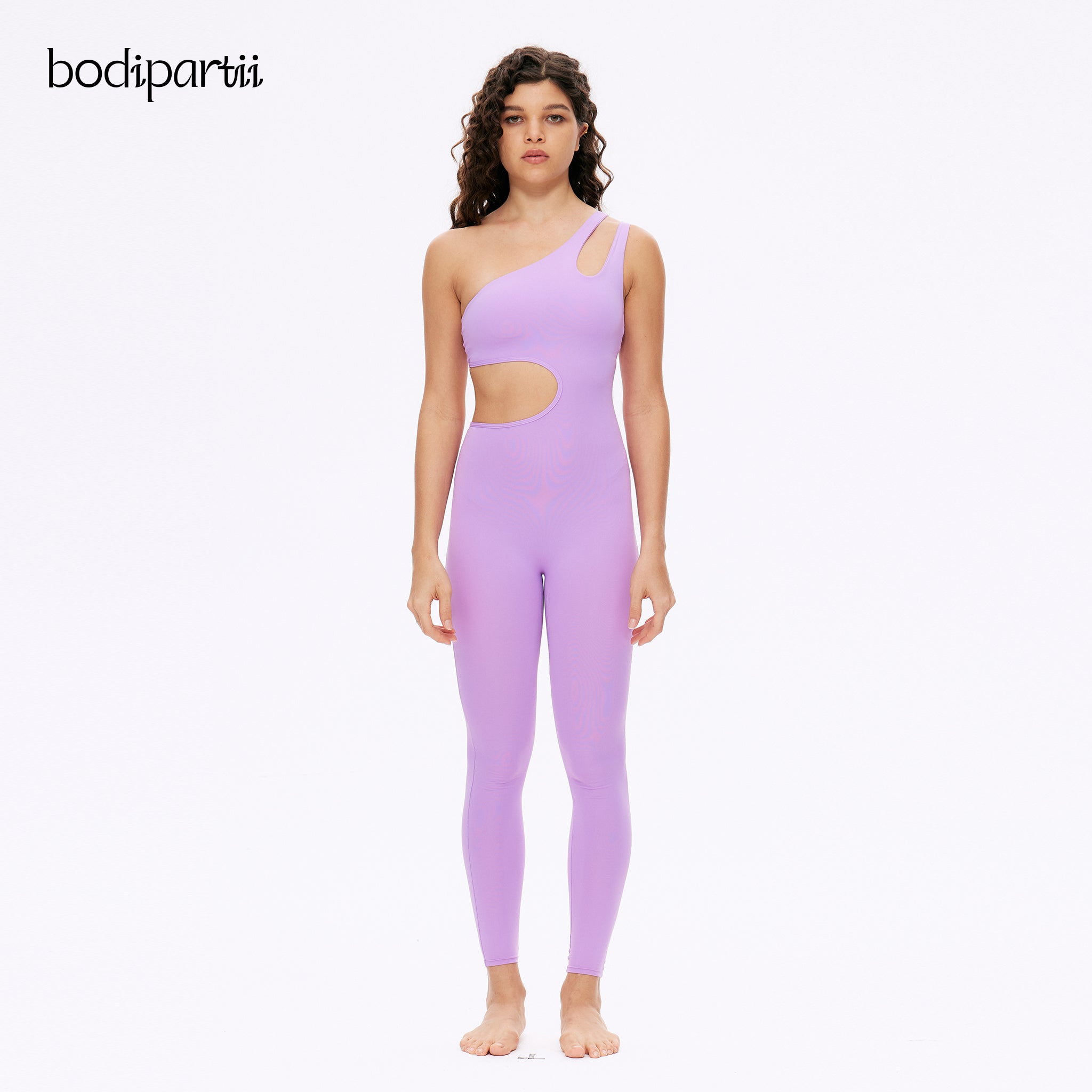 Stylish One Shoulder Cutout Bodysuit